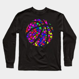 Dot day 2022 Colorful Basketball Boy International Dot Day Long Sleeve T-Shirt